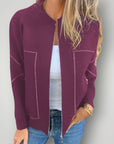 Elegante Damenjacke mit Reißverschluss für jeden Anlass - Aurivio Mode