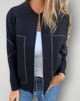 Elegante Damenjacke mit Reißverschluss für jeden Anlass - Aurivio Mode