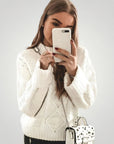 Eleganter Pullover mit Laternenärmeln und Komfort - Aurivio Mode