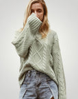 Eleganter Pullover mit Laternenärmeln und Komfort - Aurivio Mode