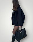 Eleganter Wollmantel für Damen mit schmeichelndem Schnitt - Aurivio Mode