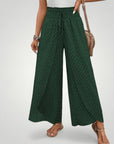 Ausgestellte Hosen mit Geometrischem Druck Stylish - Aurivio Mode