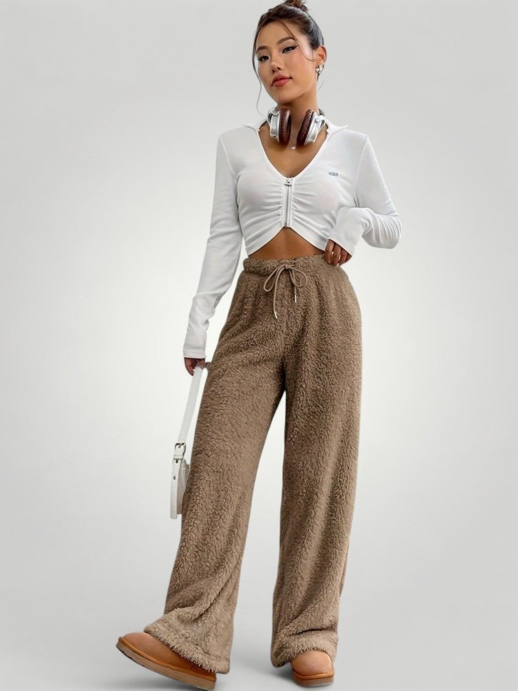 Bequeme Hosen Damen mit Verstellbarer Größe - Aurivio Mode
