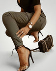Cargo Jeans Damen Slim - Leg mit Funktionalen Taschen - Aurivio Mode