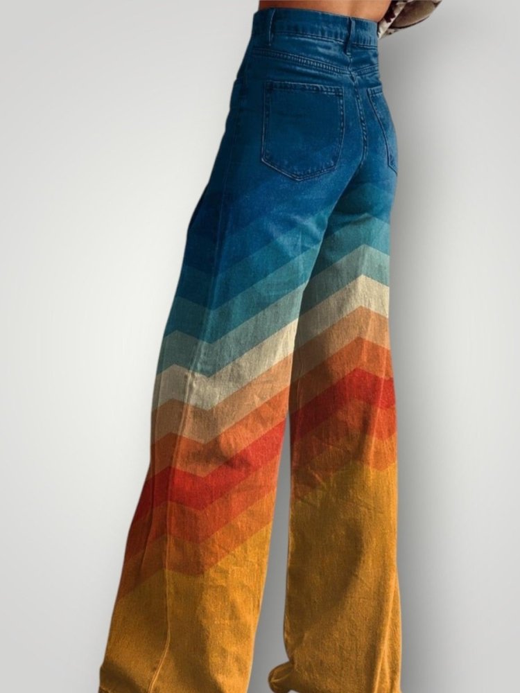 Damenhose Vintage Stil mit Optimalem Komfort - Aurivio Mode