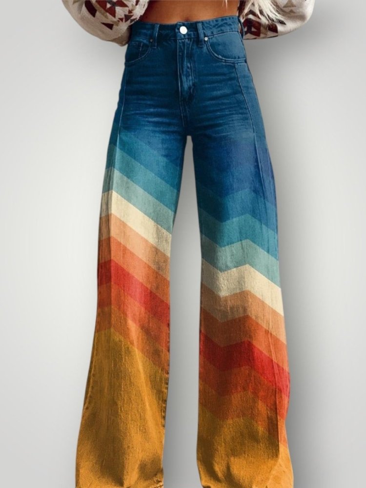 Damenhose Vintage Stil mit Optimalem Komfort - Aurivio Mode