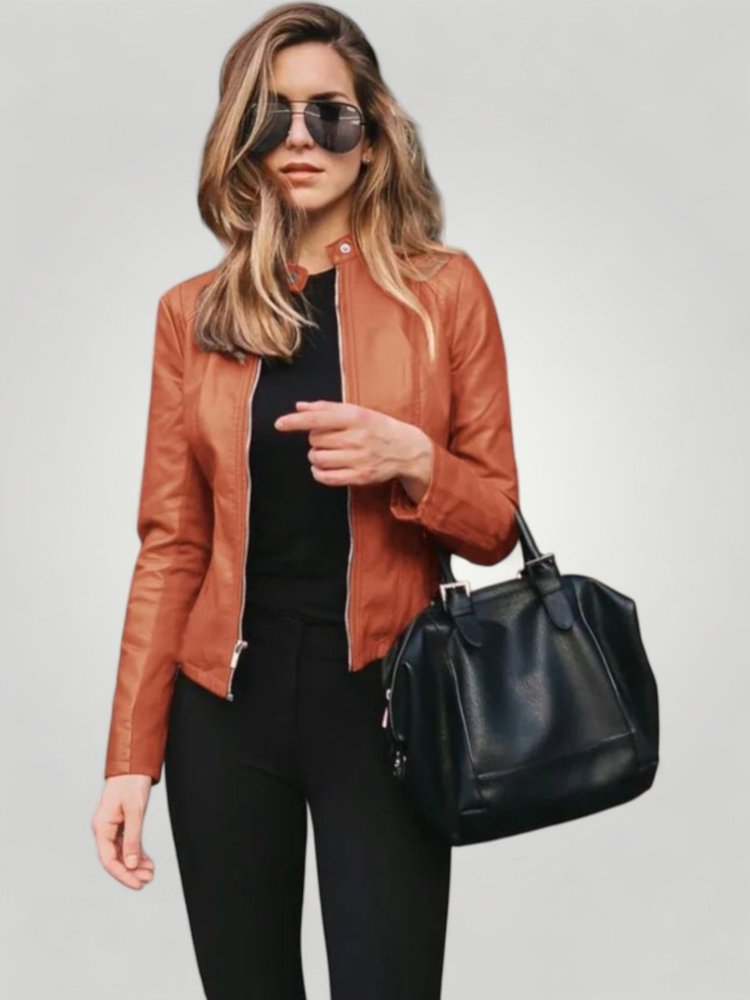 Damenjacke Vintage Lässiger Stil für Herbst - Aurivio Mode