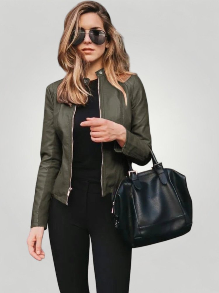 Damenjacke Vintage Lässiger Stil für Herbst - Aurivio Mode