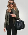 Damenjacke Vintage Lässiger Stil für Herbst - Aurivio Mode