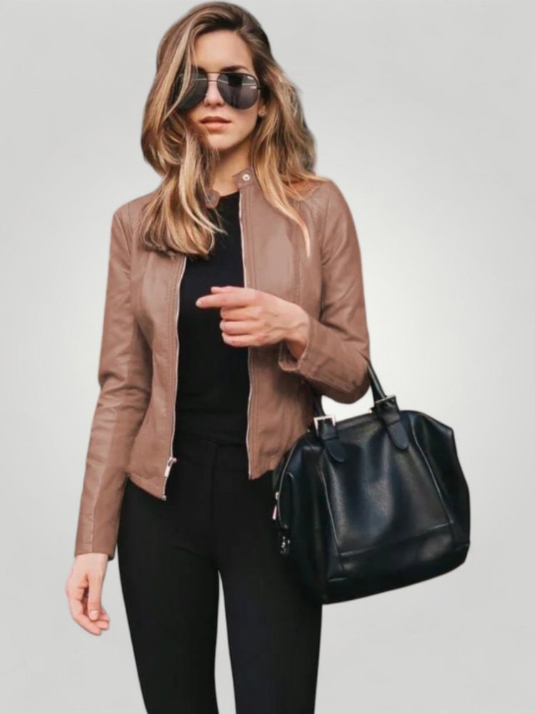 Damenjacke Vintage Lässiger Stil für Herbst - Aurivio Mode