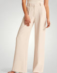 Elegante Ausgestellte Hose mit Hoher Taille - Aurivio Mode