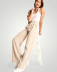 Elegante Ausgestellte Hose mit Hoher Taille - Aurivio Mode