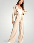 Elegante Ausgestellte Hose mit Hoher Taille - Aurivio Mode