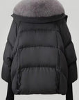 Elegante Damenjacke mit Pelzkragen für Winter - Aurivio Mode