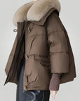 Elegante Damenjacke mit Pelzkragen für Winter - Aurivio Mode