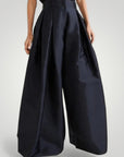 Elegante Hohe Taillenhose mit Bequemen Breiten Beinen - Aurivio Mode