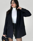 Eleganter Damenblazer im Doppelreiher - Stil - Aurivio Mode
