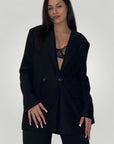 Eleganter Damenblazer im Doppelreiher - Stil - Aurivio Mode