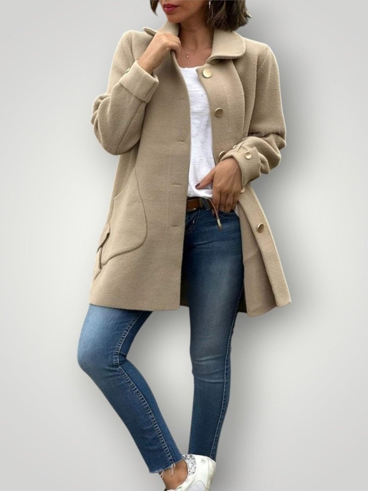 Eleganter Damenmantel für Stil und Komfort - Aurivio Mode