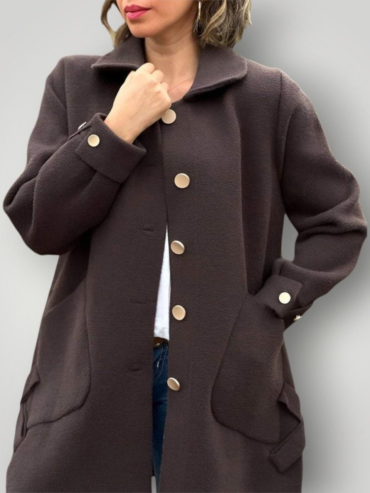 Eleganter Damenmantel für Stil und Komfort - Aurivio Mode