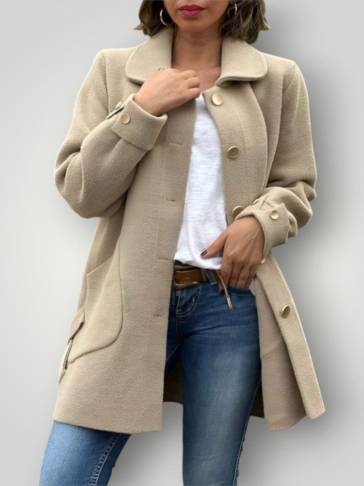 Eleganter Damenmantel für Stil und Komfort - Aurivio Mode
