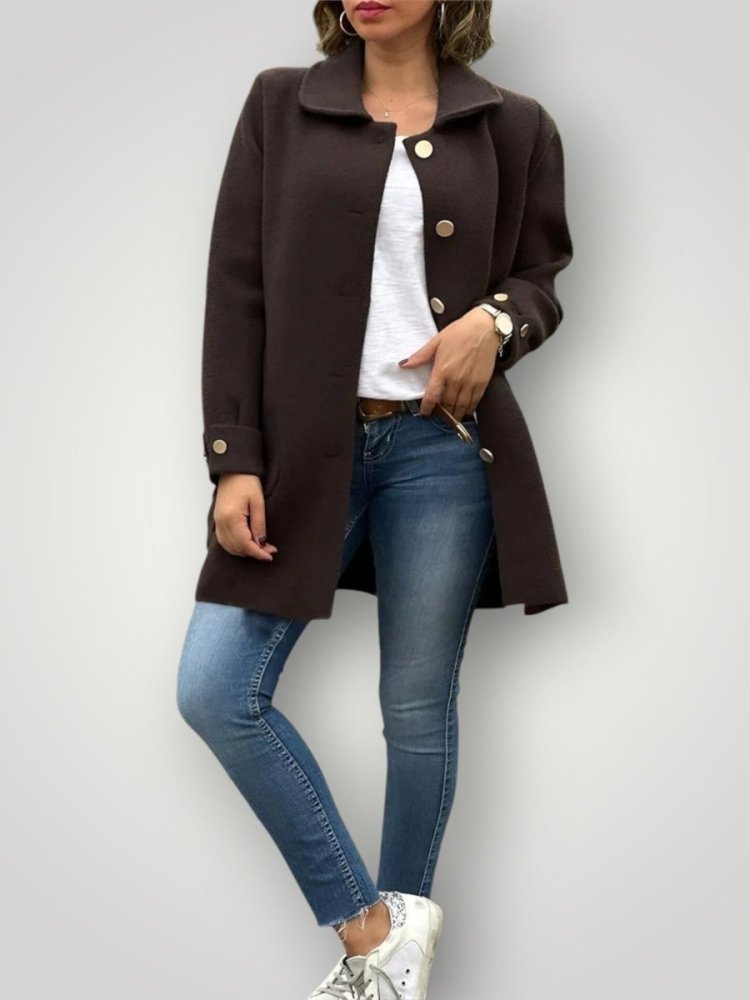 Eleganter Damenmantel für Stil und Komfort - Aurivio Mode