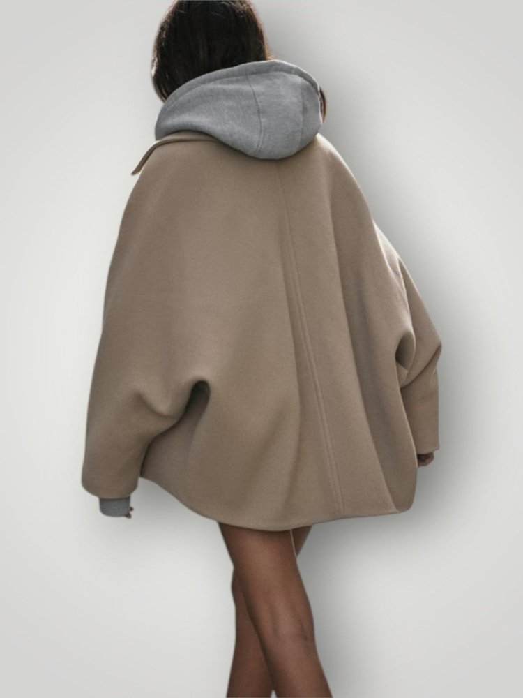 Eleganter Wollmantel für Damen mit schmeichelndem Schnitt - Aurivio Mode