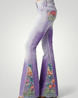 Flared Jeans Damen im Vintage - Chic für Komfort - Aurivio Mode
