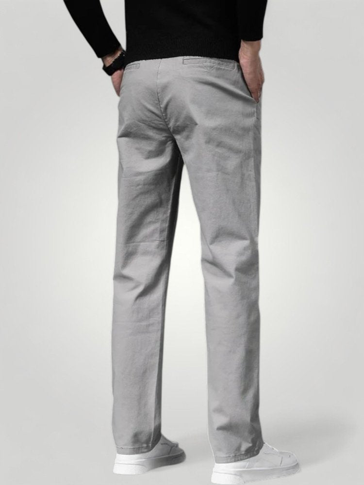Herren Chino Hose mit Bequemen Schnitt - Aurivio Mode