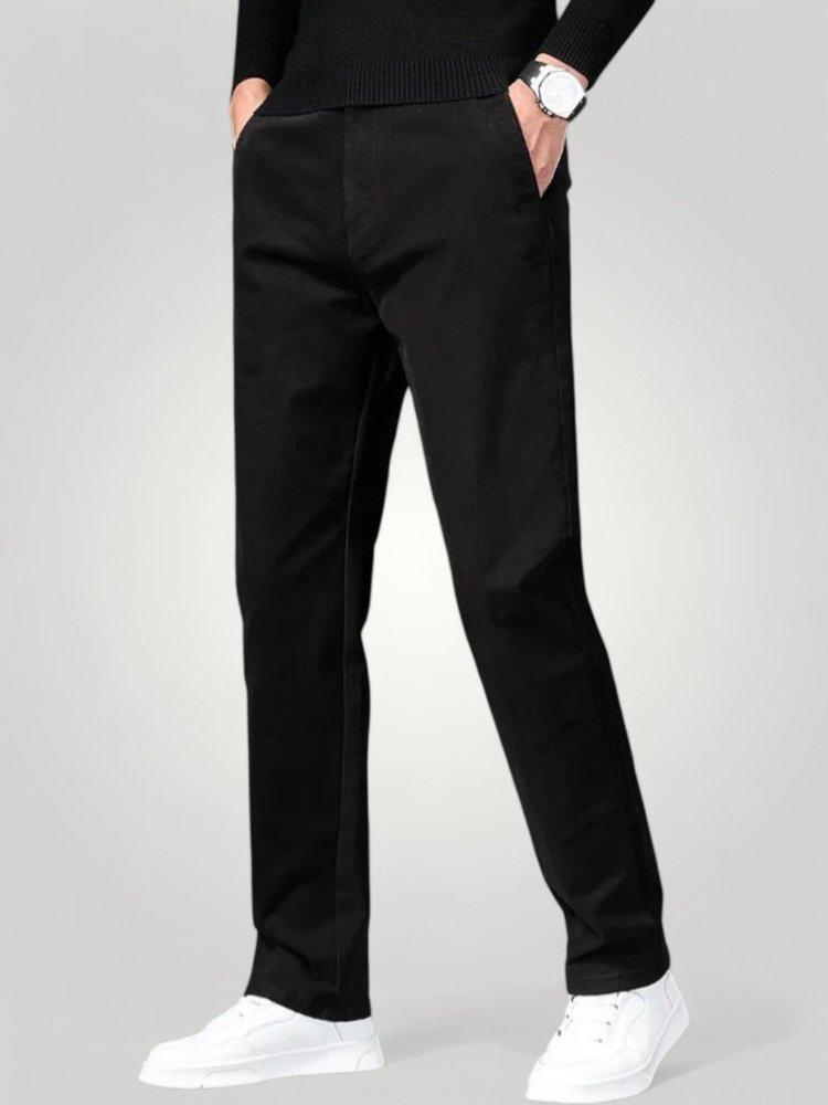 Herren Chino Hose mit Bequemen Schnitt - Aurivio Mode