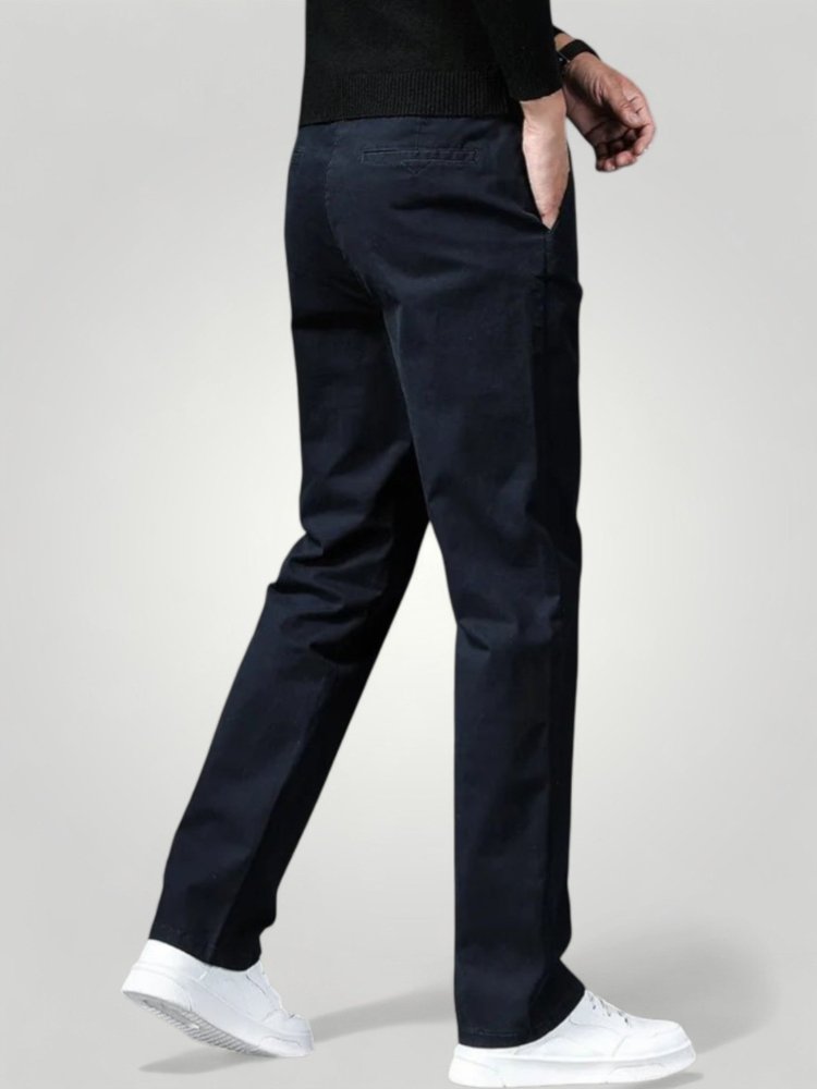 Herren Chino Hose mit Bequemen Schnitt - Aurivio Mode
