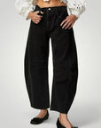 Hochtaillierte Elefantenbein - Jeans Damen mit Stil - Aurivio Mode