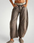 Hochtaillierte Elefantenbein - Jeans Damen mit Stil - Aurivio Mode