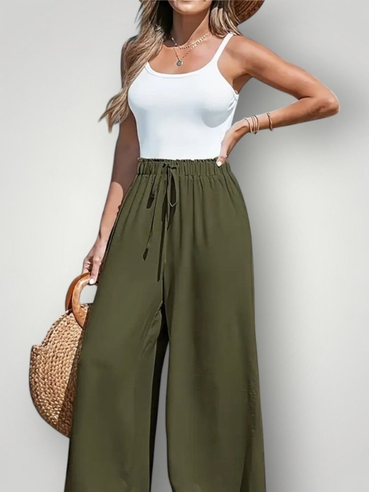 Hochtaillierte Elegante Hosen für Stil und Komfort - Aurivio Mode