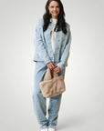 Hochtaillierte Glamour - Jeans mit Schmeichelhaftem Schnitt - Aurivio Mode