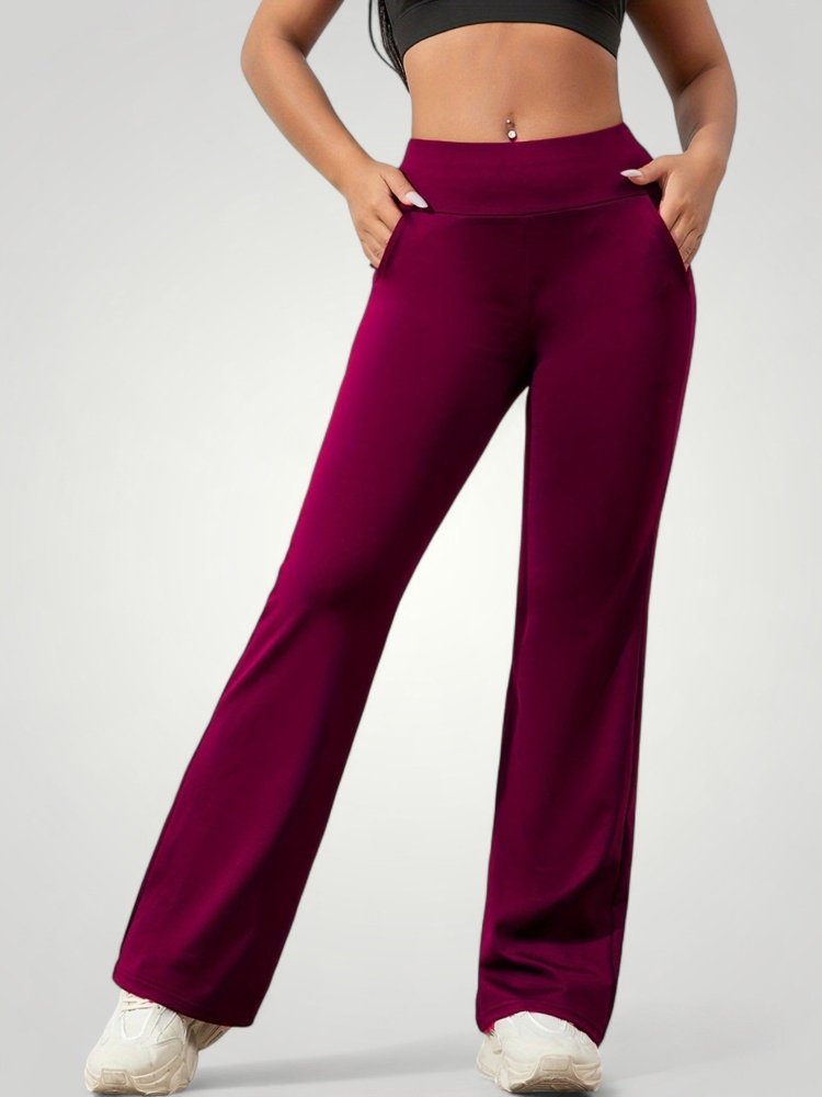 Hochtaillierte Yogahosen Damen für Stil und Komfort - Aurivio Mode