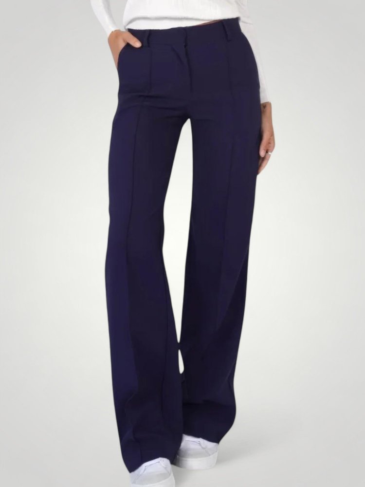 Hohe Taillenhose mit Eleganter Silhouette - Aurivio Mode