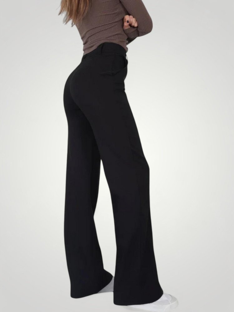 Hohe Taillenhose mit Eleganter Silhouette - Aurivio Mode