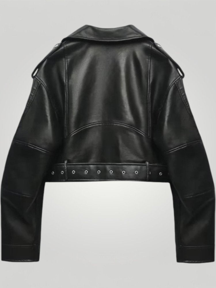 Kurze Damenjacke mit Elegantem Revers - Aurivio Mode
