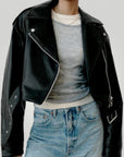 Kurze Damenjacke mit Elegantem Revers - Aurivio Mode