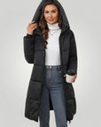 Lange Damenjacke mit Modischer Silhouette - Aurivio Mode