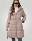 Lange Damenjacke mit Modischer Silhouette - Aurivio Mode