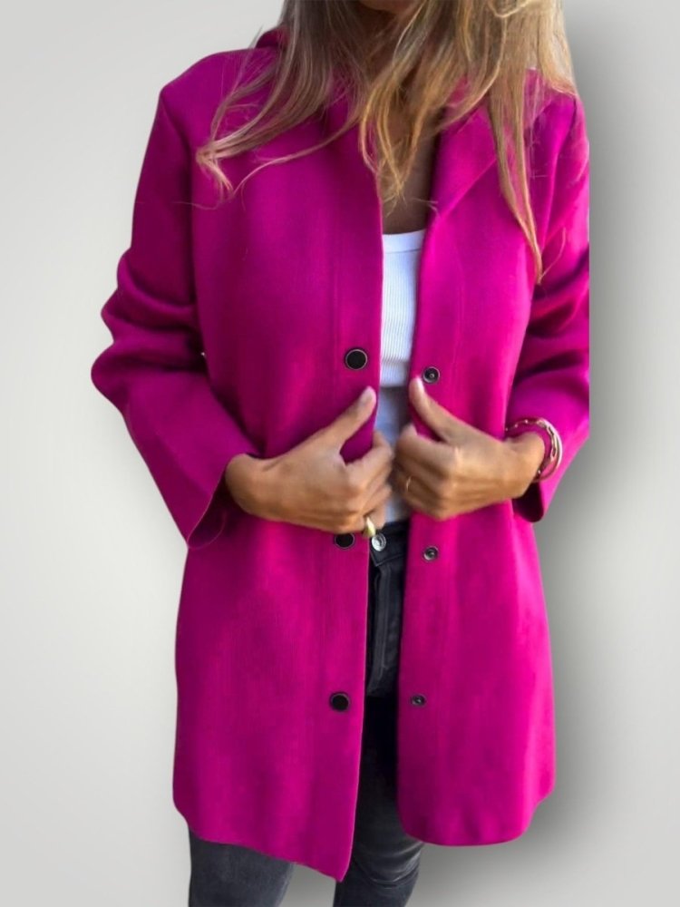 Lässige Kapuzenjacke für Damen mit Bequemer Passform - Aurivio Mode