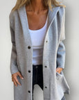 Lässige Kapuzenjacke für Damen mit Bequemer Passform - Aurivio Mode