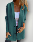 Lässige Kapuzenjacke für Damen mit Bequemer Passform - Aurivio Mode