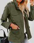 Modische Damenjacke mit Stehkragen für Komfort - Aurivio Mode