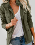 Modische Damenjacke mit Stehkragen für Komfort - Aurivio Mode