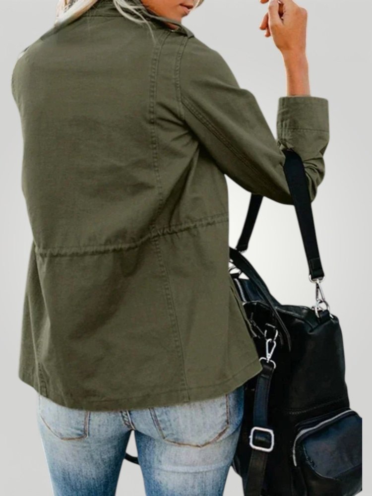 Modische Damenjacke mit Stehkragen für Komfort - Aurivio Mode