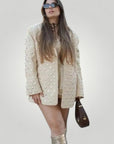 Polka Dot Blazer für Lässigen Chic - Aurivio Mode