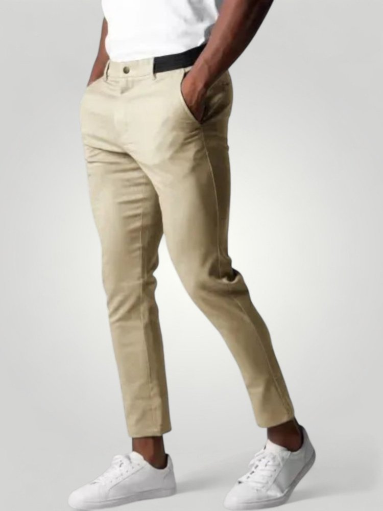 Slim Fit Chino Hose Herren mit Bequemem Schnitt - Aurivio Mode